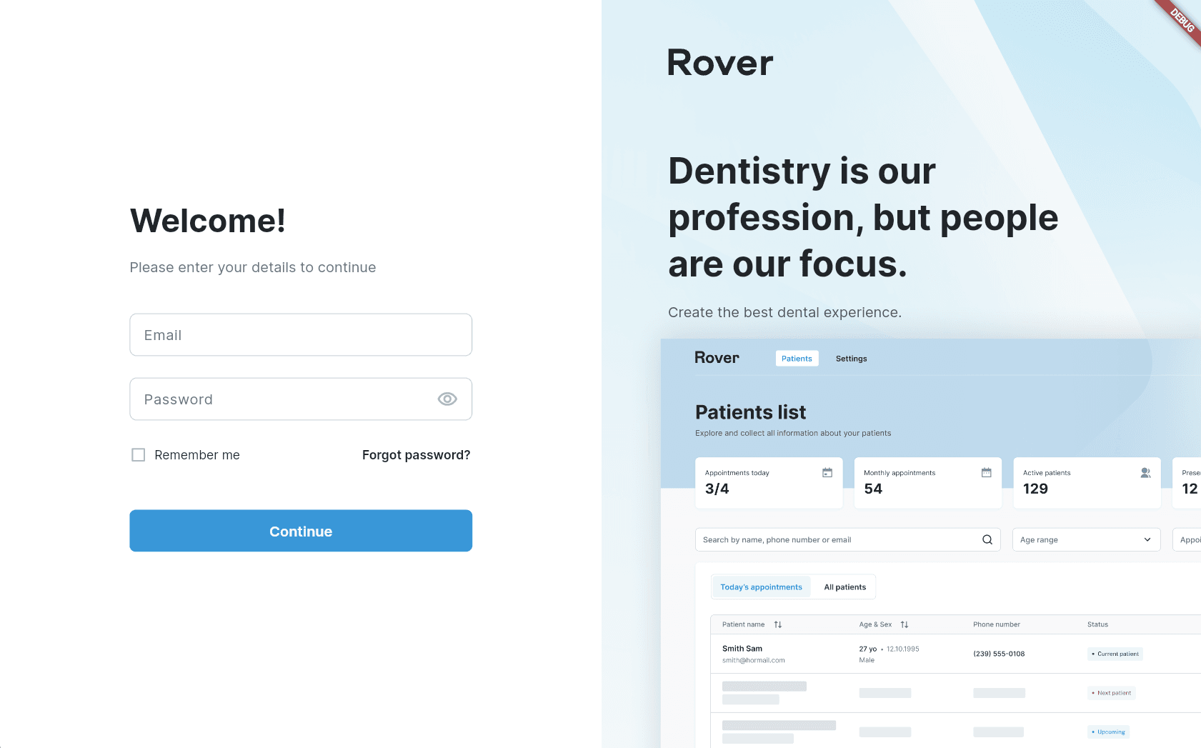 Dental Practice Management Web Migration